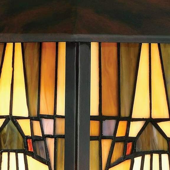 Outdoor Wall Sconce Porch Light Tiffany Style Stained Glass