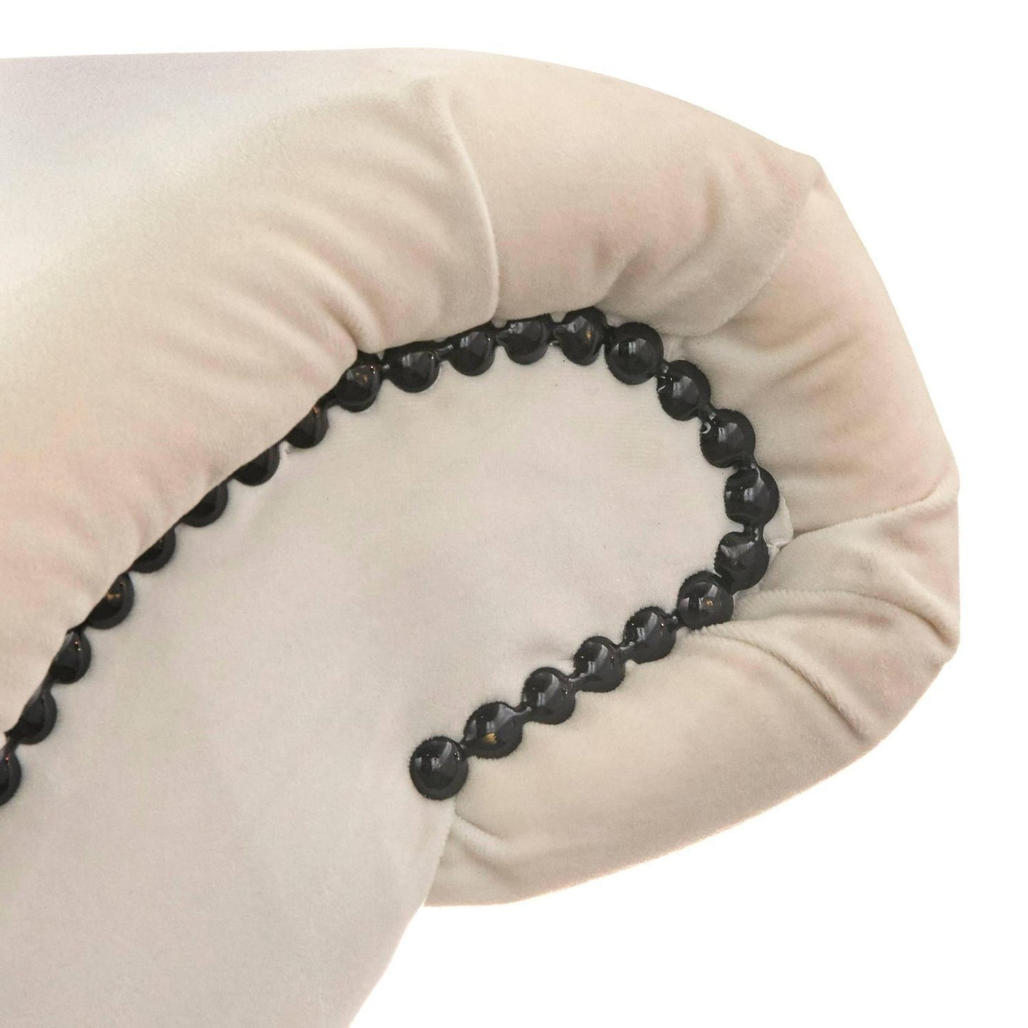 White Tufted Velvet Storage Chaise Lounge Sofa Chair w/ Hidden Storage