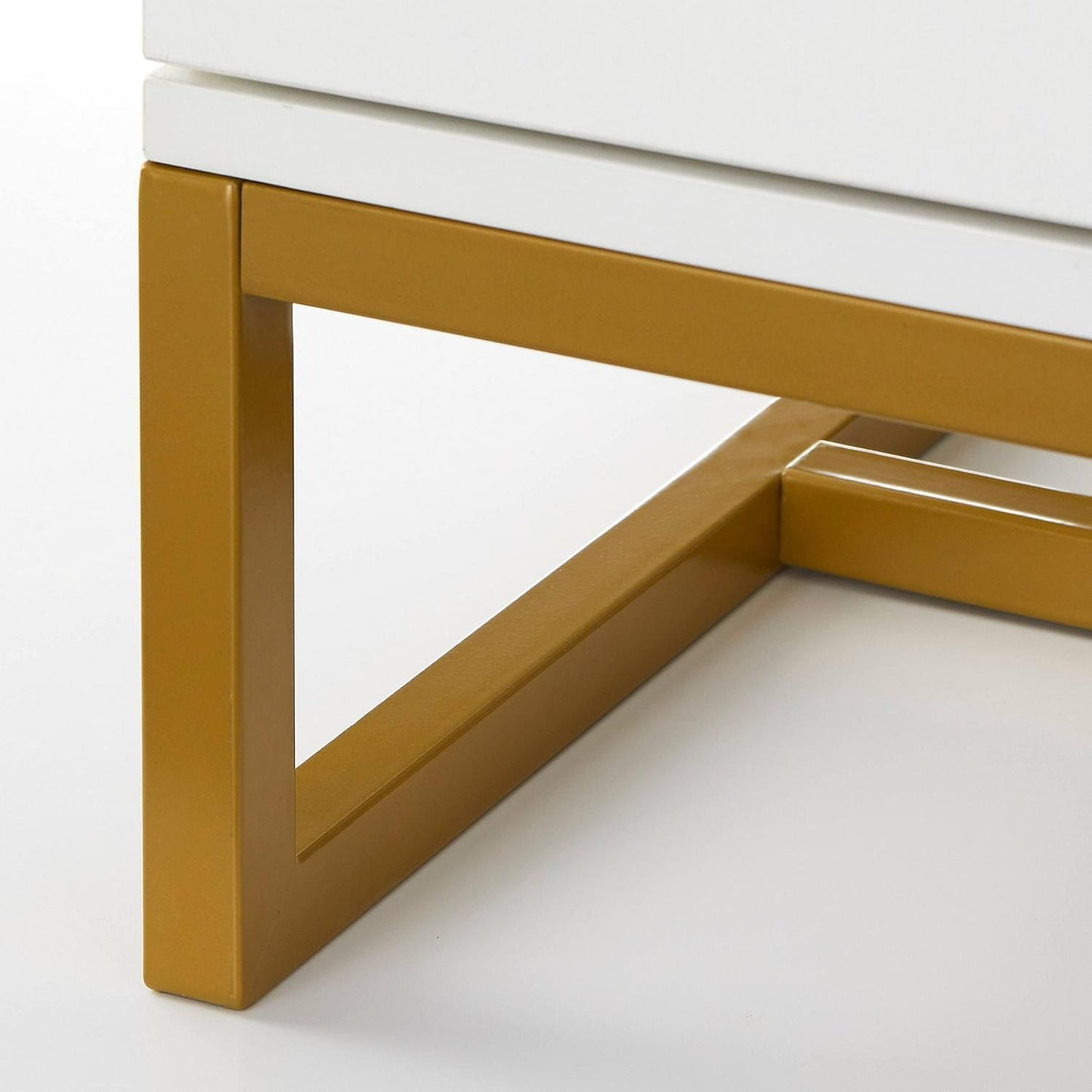 Modern Sideboard Buffet in White Finish 48in