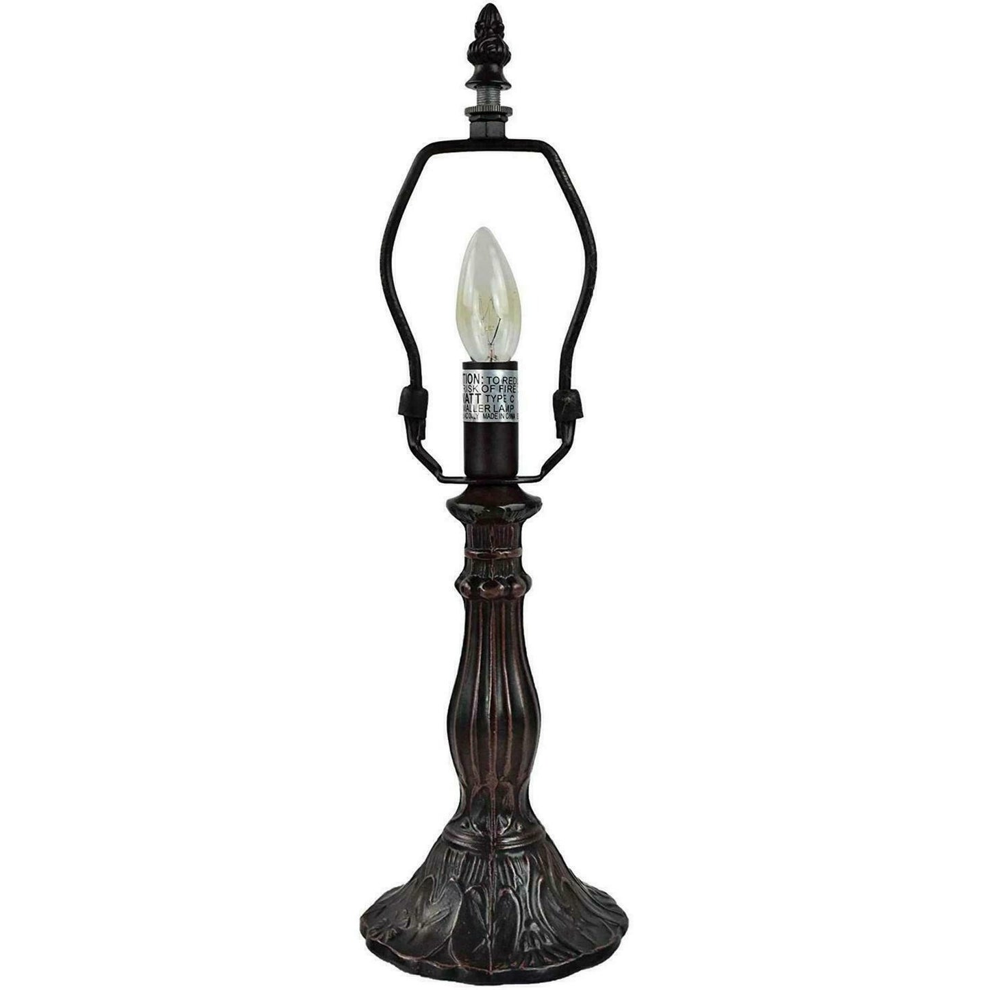 15Inch Butterfly Theme Stained Glass Accent Reading Table Lamp in Tiffany Style