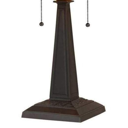 Mission Design Multi Color Stained Glass Tiffany Style Table Lamp