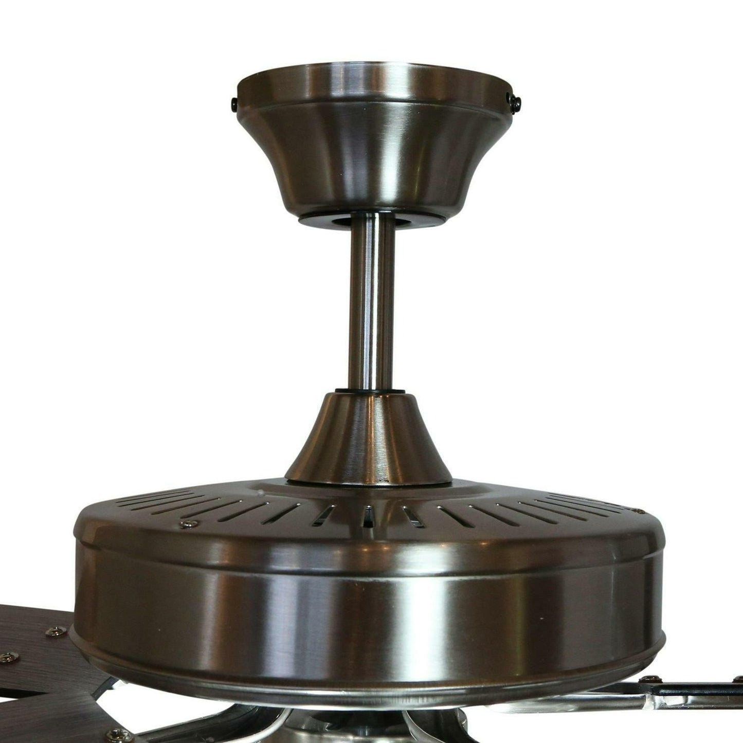 52in Mission Tiffany Style Stained Glass Hexagonal Dimmable LED Ceiling Fan