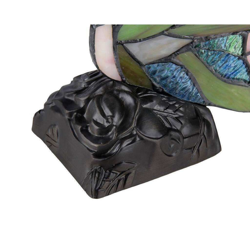 Stained Glass Tiffany Style Butterfly Accent Table Lamp Nightlight