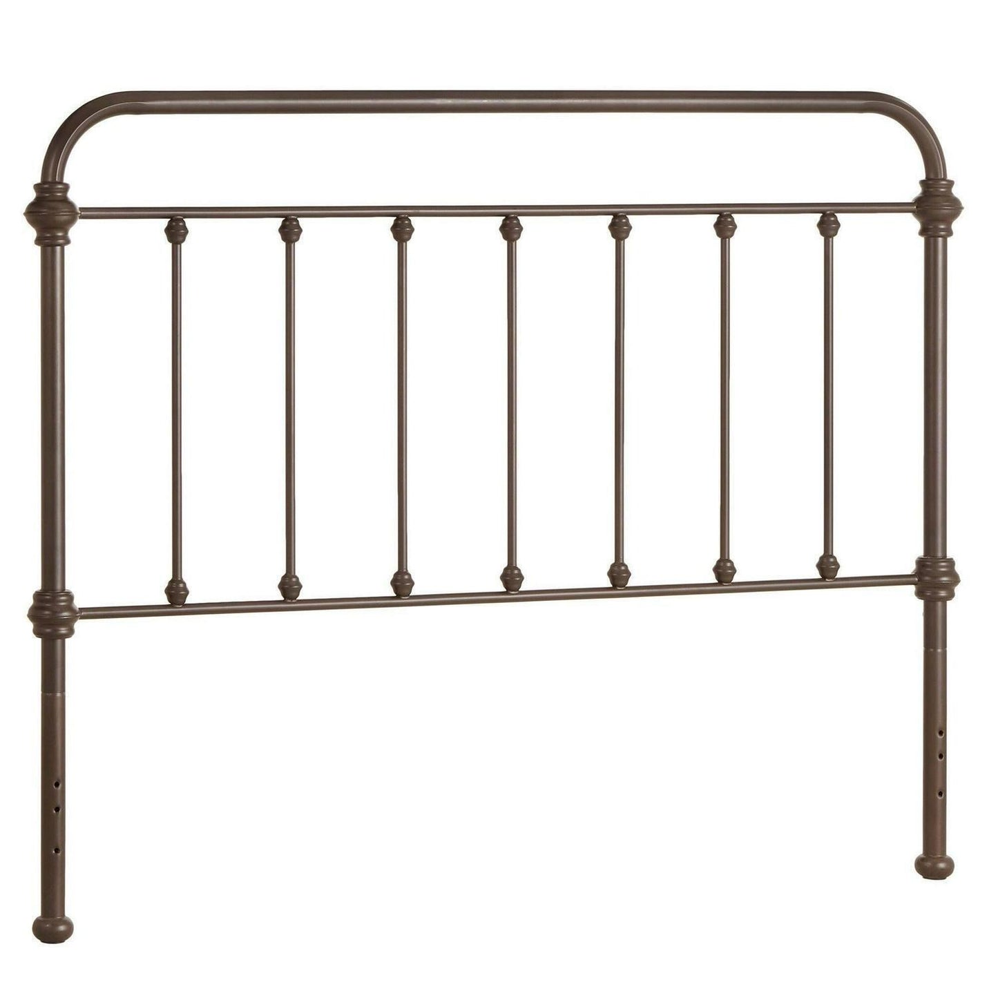 KING SZ Dark Bronze Finish Classic Country Style Metal Bed