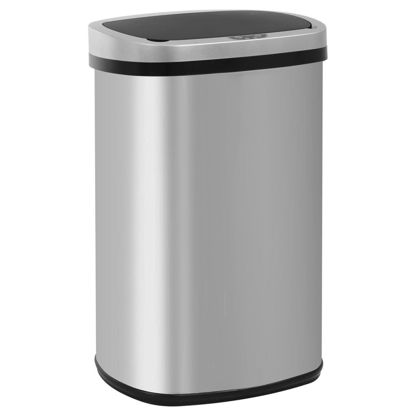 Auto Sensor Touchless Trash Can Kitchen Garbage Bin 50L/13G Stainless - in Black